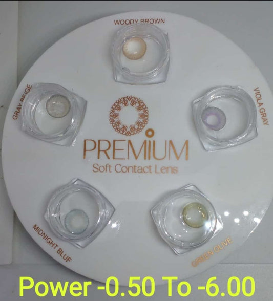 Premium Soft Contact Lense green olive